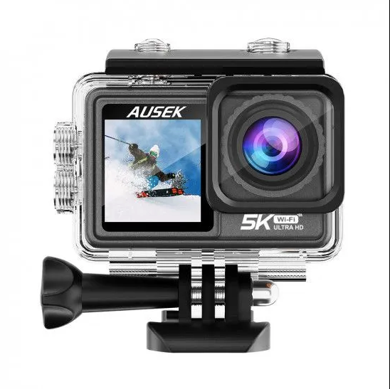 Ausek AT-S81TR Waterproof Dual Display 5K Action Camera With Filter - Image 5