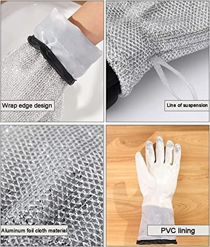 Water proof dishwashing gloves one pcs - Image 2