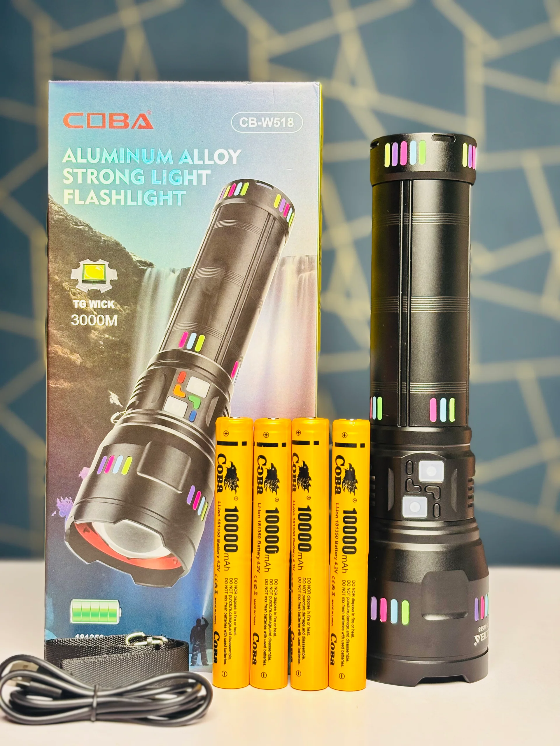 COBA CB-W518 Powerful LED Torch 2